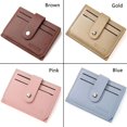 thumbnail image 2 of Casual Fashion Multi Card Pockets Money Clips Bifold Business Wallet ID Card Case Men Coin Purse Slim Card Holder BLUE, 2 of 8