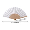thumbnail image 7 of Vjnyvs Folding Hand Fan Portable Performance Fan Spanish Handheld Fan for Dancing Wedding Party Props Decorations, 7 of 7