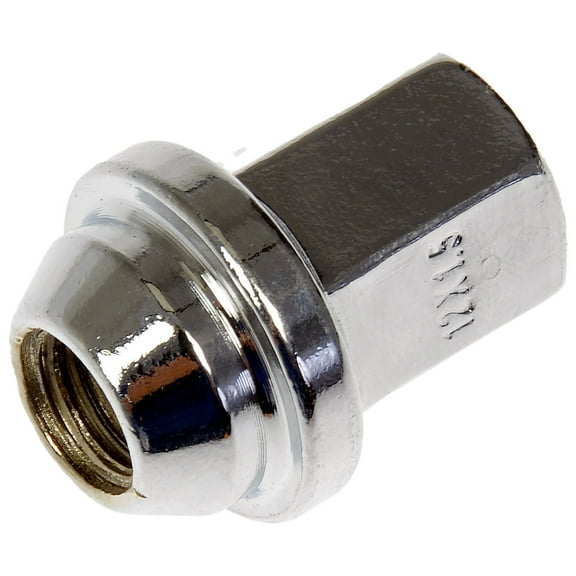 Dorman 611-263 Wheel Nut M12-1.50 Flattop Nut - 19mm Hex, 35.9mm Length for Specific Models (Pack of 10) (OE FIX)