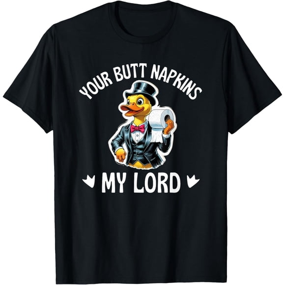 Your Butt Napkins My Lord Cruise Duck - Camiseta para inodoro con diseño de pato