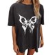 thumbnail image 1 of Camiseta de manga corta suelta con estampado de manga caída de Halloween para hombres y mujeres Pompotops hfajkhk140211, 1 of 9