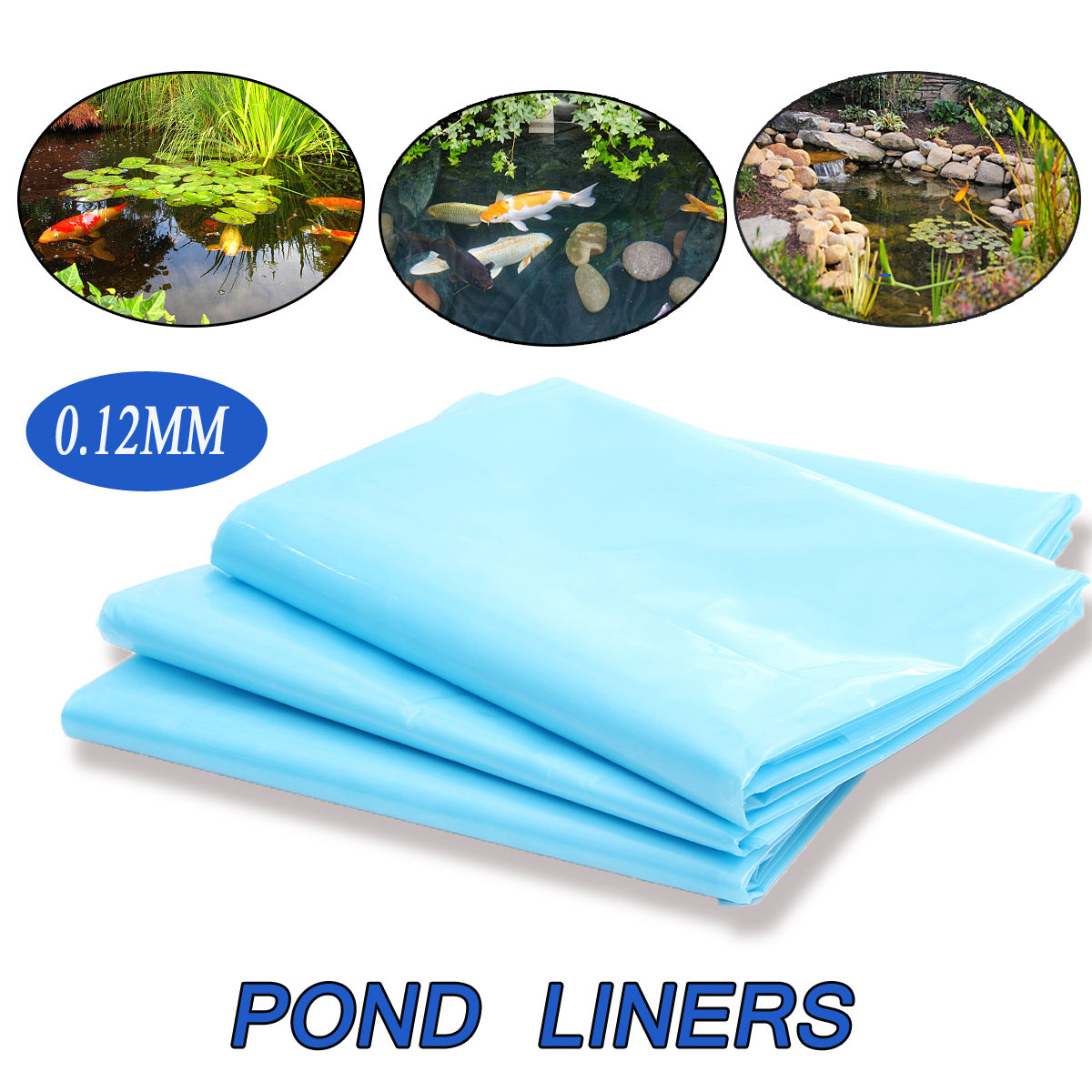 PVC Pond Liner Repair Patch Kit Seal Holes in Fishpond Liner Leaks