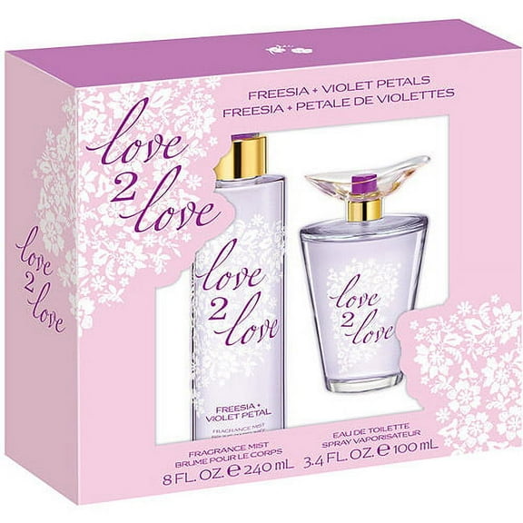 Love 2 Love Freesia   Violet Petals Gift Set, 2 pc