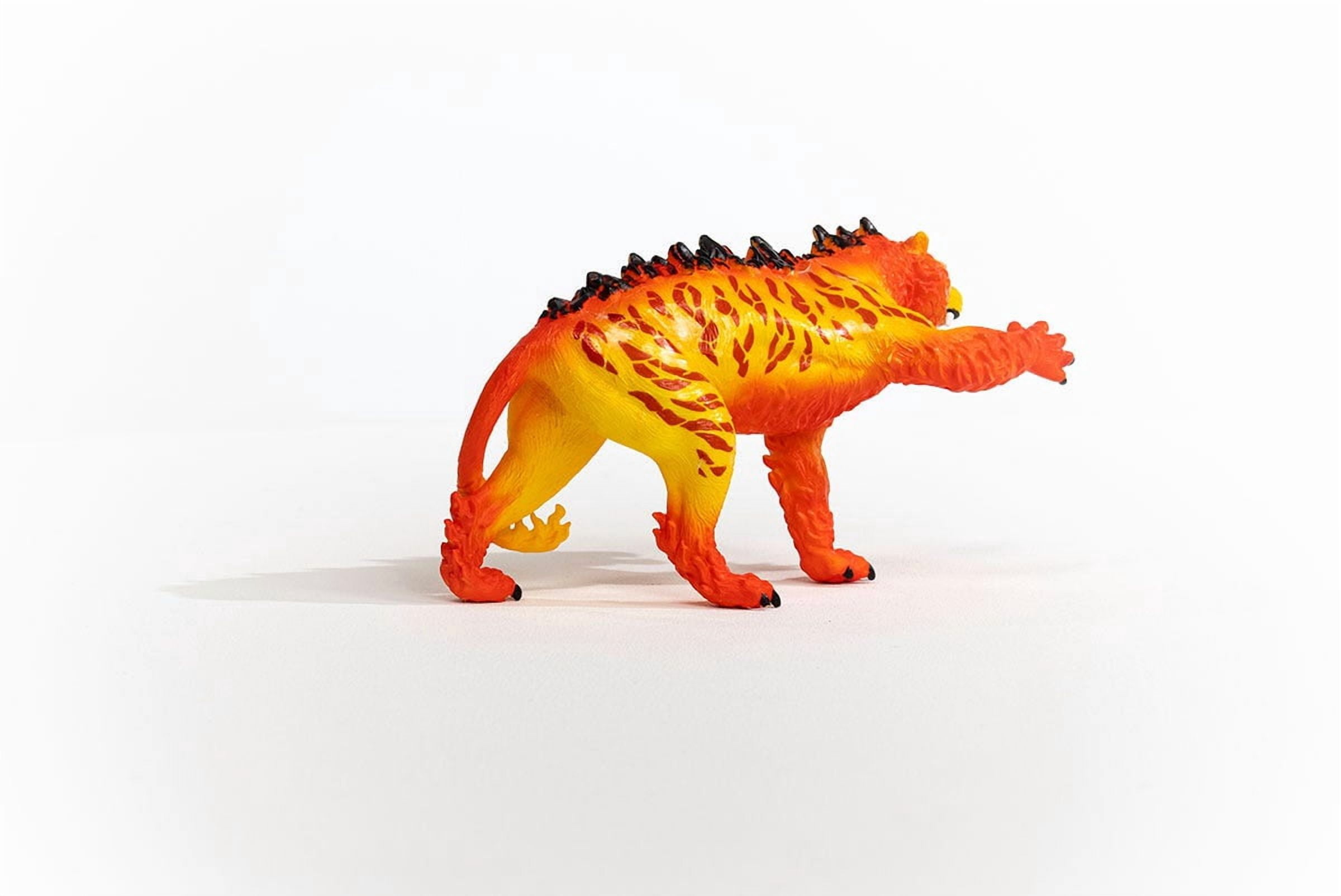 Schleich Eldrador Creatures - Lava Tiger Figure - Fire Monster Animal Creature Figurine - Fantasy Beast Toy for Ages 7+