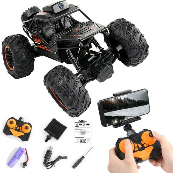 2.4Ghz Remote Control Car RC WiFi Camera Alloy Camera Alloy Off Road Truck High Speed Fast Racing Electric Hobby Toy for Teens Adults
