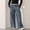 Sky Blue, variant on Riecok Wide Leg Sweatpants Women High Waist Button down Straight Leg Solid Color Sport Lounge Trousers Loose Workout Joggers