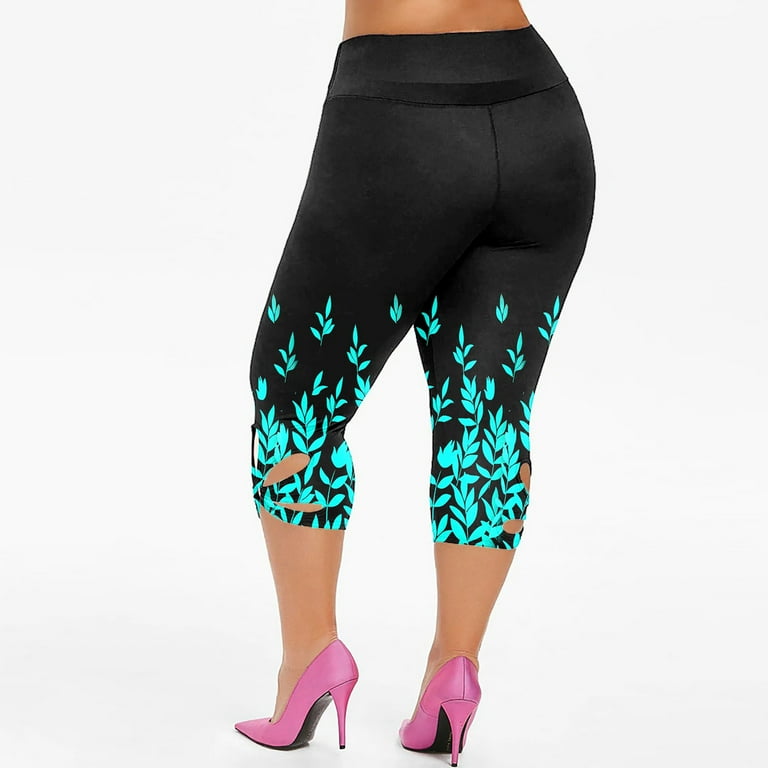 Fashion Leggings For Women Plus Size Lace Trim Leggings Jeggings High Waist Stretchy Jeans Skinny Capris Pants Business Pants for Women Bonds Underwear Women Lined Leggings Women Petite High Walmart.c...