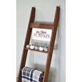thumbnail image 5 of BrickCityTextilesLLC 5PC Set - Farmhouse Blanket Ladder Holiday Collection Light Gray, 5 of 5
