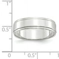 thumbnail image 3 of Primal Gold 10 Karat White Gold 6mm Flat with Step Edge Band Size 13, 3 of 6