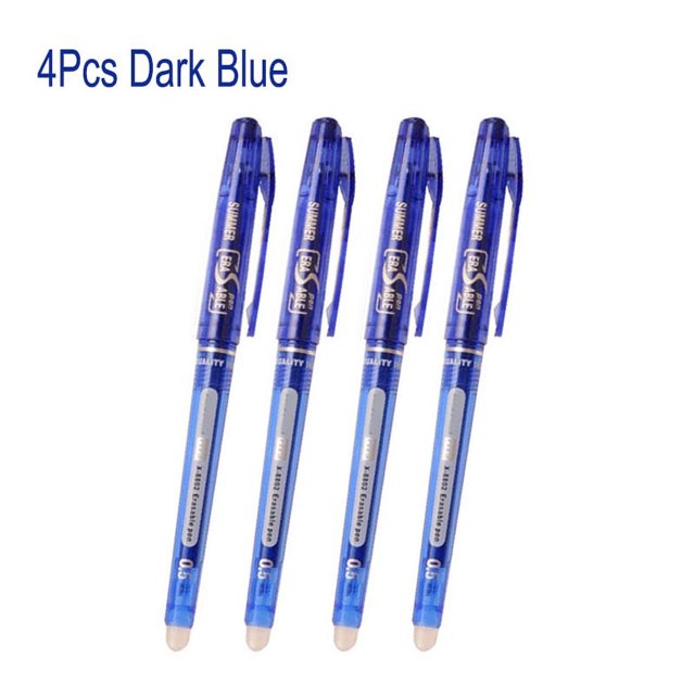Erasable Gel Pen 0.7mm 0.5mm Bullet Tip Blue Black Red Color Ink Refill Rods Writing Drawing Painting Washable Handle 4pcs Dark blue 8pcs Purple0.7mm|https://ae01.alicdn.com/kf/Hf78df99703634e0981c0b8