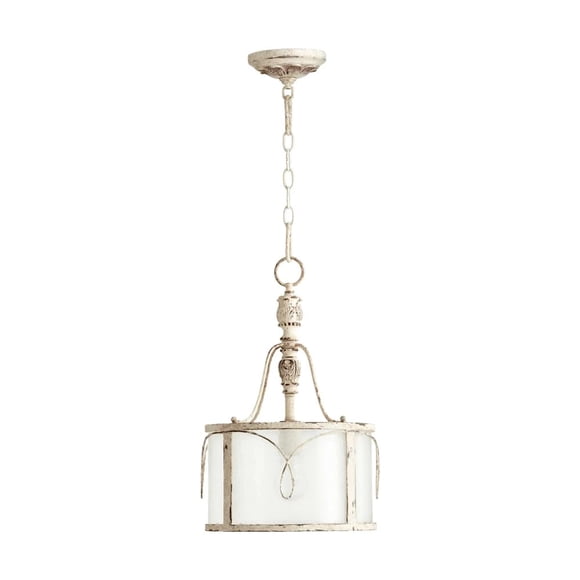 Quorum International 3506-70 Salento 1 Pendentif Lumineux, Blanc Persan