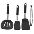 thumbnail image 2 of Juego de 4 espátulas de silicona antiadherentes Jadeshay para cocinar, 2 of 12