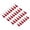 Red, variant on Leather Key Fob Kit, 30 Pack PU Leather Key Fob Blanks with Rivets and Key Rings DIY Keychain for Laser Engraving Leather Making(White)