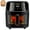 Meteorite Black, variant on Cshidworld 7.4QT Smart Air Fryer with View Window, Digital Touchscreen to Roast and Bake, Ideal for Home Kitchen, Black