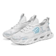 thumbnail image 3 of Men's Running Shoes Lace‑Up Mesh Upper Athletic Sneakers With Hollow‑Out Midsole for Daily Walking and Casual Outdoor Activities, 3 of 8