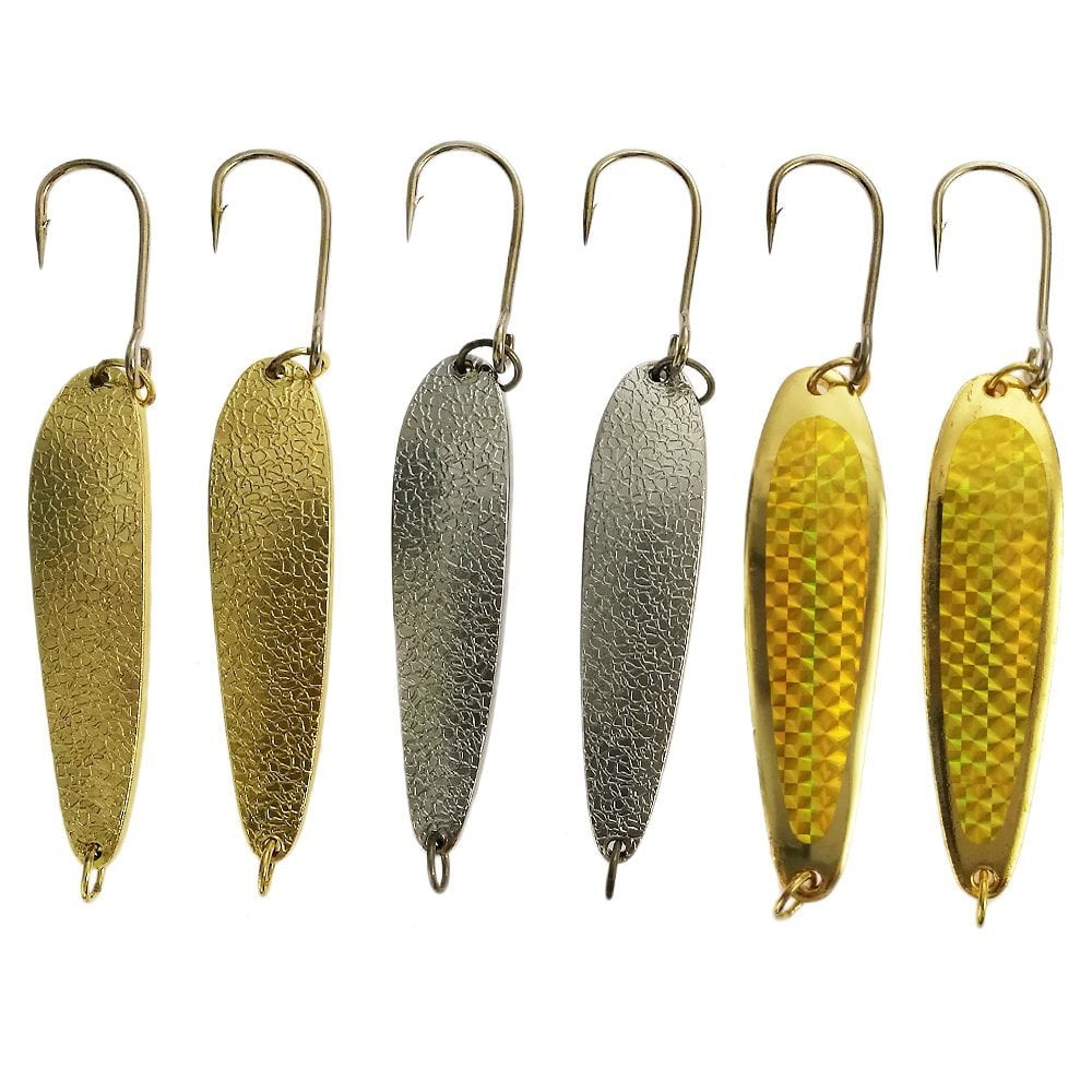 5oz Crocodile Spoons with Hook 6 Pieces Combo A