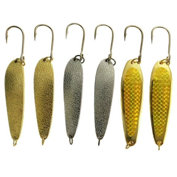 5oz Crocodile Spoons with Hook 6 Pieces Combo A