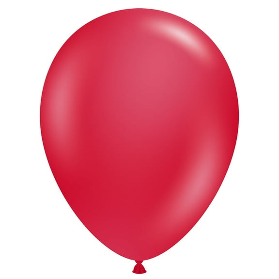 11 inch Metallic Starfire Red TUFTEX Latex Balloons (100 Pack) - Party Supplies Decorations