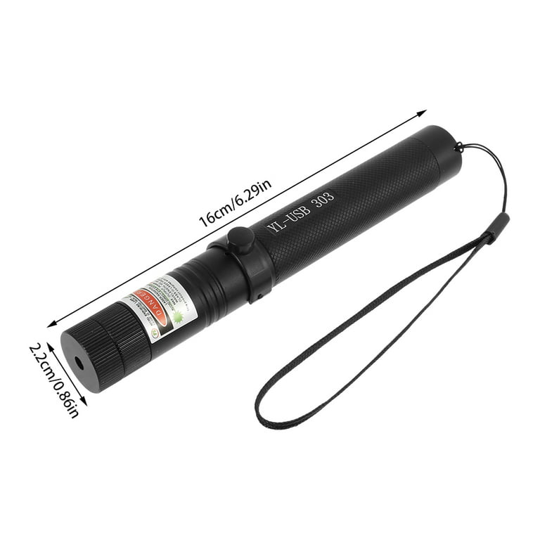 Pointeur laser vert Charge USB 303 Indicateur lumineux 532nm Équipement  haute puissance Pointeur laser brûlant Starlight Laser Torch peut être  chargé Jb5-2