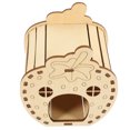 thumbnail image 4 of Cachette en Bois Non Finie pour Hamster Fraise Maison, 4 of 7