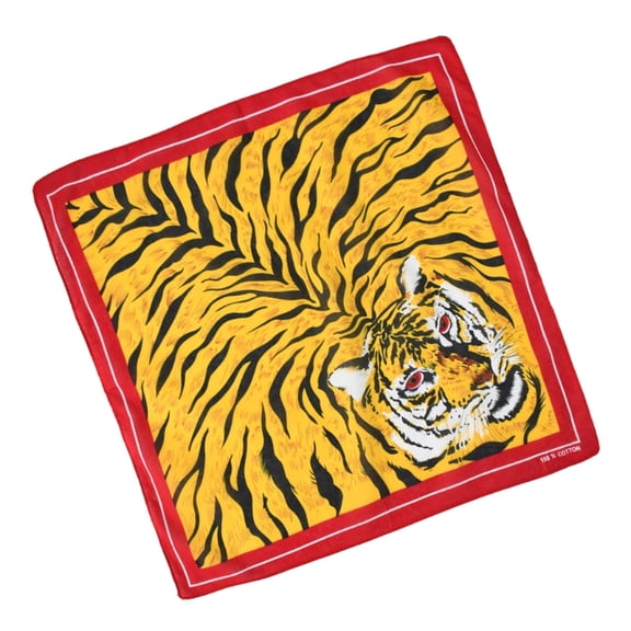 Breathable Outdoor Handkerchief Leopard Print Headscarf Unisex Neck Scarf