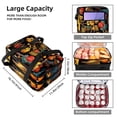 thumbnail image 3 of Musical Instrument Insulated Double-Layered Lunch Bag with Two Compartments - Large Capacity Hand-Carry Meal Bags for Insulation and Refrigeration - 7.1x11.4x16.1 inches, 3 of 6