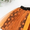thumbnail image 5 of Gubotare Tutus for Girls Girls Summer Casual Skirt Toddler Tutu Girls Clothes,Orange 5-8 Years, 5 of 5