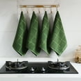 thumbnail image 6 of Clwellge 100% Cotton Kitchen Towels,Heavy Duty Dishcloths and Absorbent Tea Towel, 8-Pack, 16" x 26", Green, 6 of 10