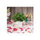 thumbnail image 5 of 6pcs Adornos Decoración Hogar De Plantas Artificiales Green2 hoja verde linea guinda, 5 of 5