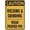Warning Sign 4, variant on Caution Work In Progress Multi Message Traffic Sign Outdoor Metal Sign - 8"x12" Metal Signs For Business, Workplace, Office, Home, Delivery Signs, Road Signs, Garden Signs