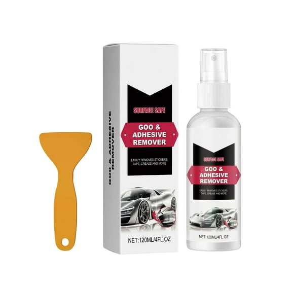 Sinyiin Car Adhesive Remover with Scraper Remove Tape & Adhesive Residues Remover