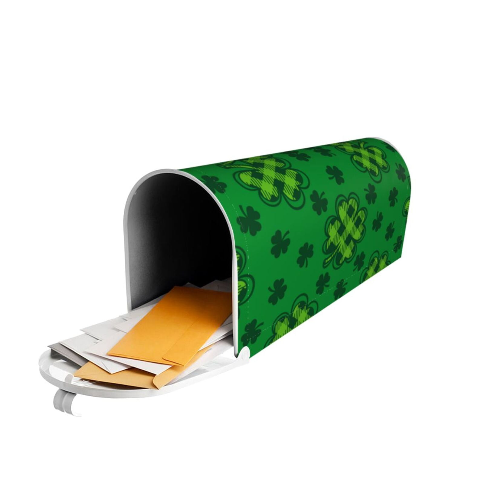 Xecao St Patrick's Day5 for Mailbox Cover with Magnetic Strips, Waterproof and Sunscreen, Adds a Decorative Touch to Your Garden Yard.