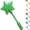 Green, variant on Credit Card Tap to Pay Wand, 3D Printed Fairy Pay Wand, Contactless Payment Card Holder, Magic Wand Debit Card Holder