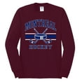 thumbnail image 2 of Wild Bobby City of Montreal Hockey Fantasy Fan Sports Men's Long Sleeve Shirt, Maroon, Medium, 2 of 5