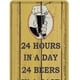thumbnail image 3 of Artesanía elegante lamentable de la decoración del colgante de pared del garaje del pub del bar  Hora de la cerveza BLESIY Signo de chapa de metal de hierro fundido retro, 3 of 5