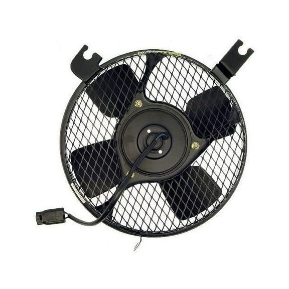 A/C Condenser Fan Assembly - Compatible with 1988 - 1992 Toyota Corolla 1.6L 4-Cylinder 1989 1990 1991