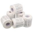 thumbnail image 1 of SHOWERORO 6 Rolls Novelty Bathroom Paper Wood Pulp Multi Educational Style For Family Use, 1 of 8