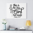 thumbnail image 2 of Scripture Walls Psalm 118:24 The Day The Lord Has Made Bible Verse Canvas Christian Wall Art Ready to Hang Unframed, 2 of 12