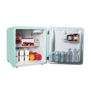Magic Chef Refrigerator, Metal Mint, 18.6 x 17.5 x 19.25 in, 12 v