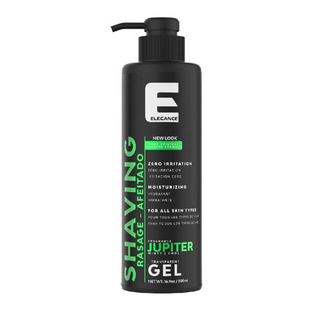 ELEGANCE PLUS Barber Salon Men Skin Jupiter Green Shaving Gel 16.9 oz BB-51850