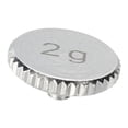thumbnail image 4 of Peso de la caja de DJ Piezas de la carcasa Piezas de la placa giratoria de mezcla de audio , Plata 2g, 4 of 8