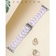 thumbnail image 5 of Correa de resina (blanca brillante), adecuada para Apple Watch de 42/44/45/49 mm, 5 of 5