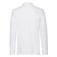 thumbnail image 2 of Fruit of the Loom Mens Cotton Pique Long-Sleeved Polo Shirt, 2 of 4