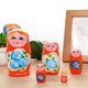 thumbnail image 4 of 5 piezas novedad rusa anidando Matryoshka muñeca decoración pintada a mano (naranja) Tmvgtek juguetes de los niños, 4 of 8