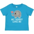thumbnail image 3 of Inktastic My Nanny Loves Me Grandchild Boys or Girls Baby T-Shirt, 3 of 5