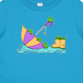 thumbnail image 4 of Inktastic Cute Frogs in a Umbrella with Boots Boys or Girls Baby T-Shirt, 4 of 5
