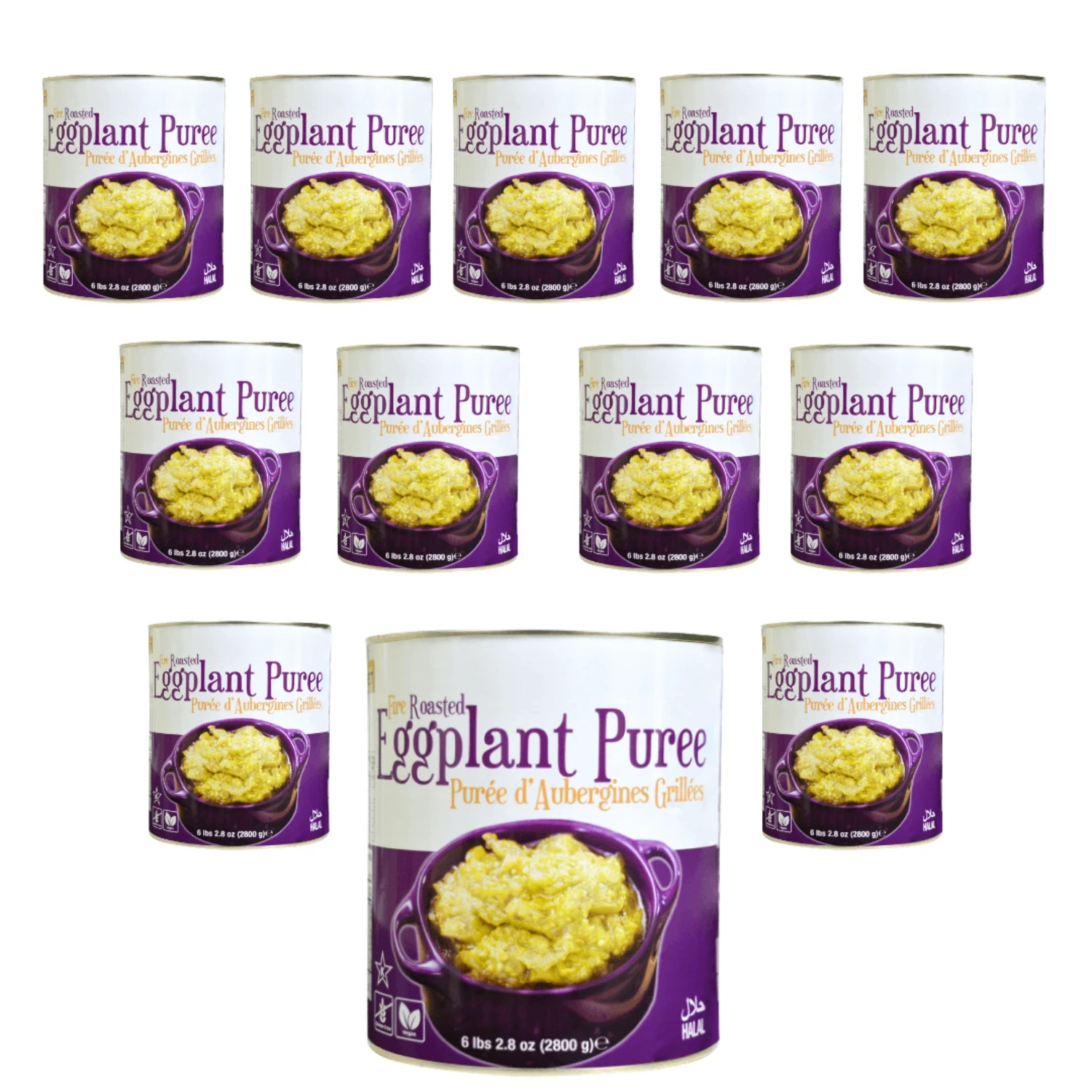 Gourmet212 Roasted Eggplant Puree 6lb 2.8oz., 12 Pack