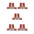 thumbnail image 3 of maskred 9Pcs / Set 9Pcs Tige de Traction de Direction Servo Lien pour 1/10 WLtoys K949 Contrôle Rouge 5Set, 3 of 6