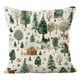 thumbnail image 1 of Puntoco Funda de almohada con estampado de árbol de Navidad de invierno, funda de almohada con estampado de muñeco de nieve, funda de cojín decorativa para sofá de vacaciones, 1 of 6
