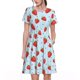 thumbnail image 1 of Disketp Strawberry para Vestido de Manga Corta para Mujeres, Vestidos de Verano para Mujeres, Casual y Holgado para la Playa, 1 of 6